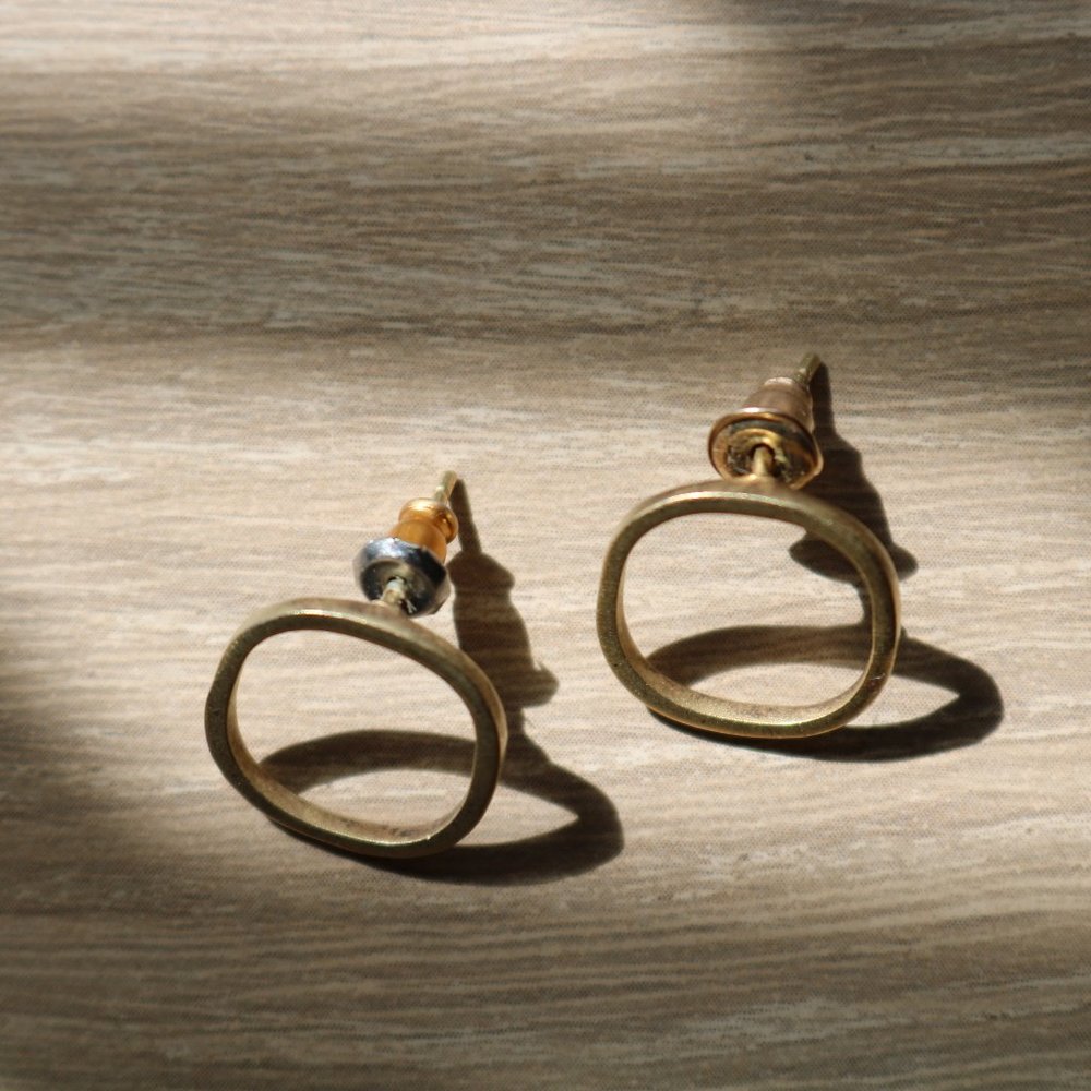 Boutique Gold Circle Earrings